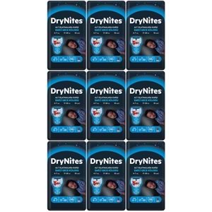 Drynites Emici Gece Külodu/Külot Bez Erkek 4-7 Yaş 17-30KG Small 90Adet 9PK*10 Alt Islatmalara Karşı