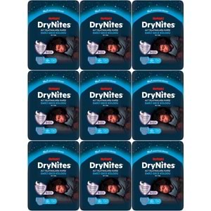 Drynites Emici Gece Külodu/Külot Bez Erkek 13+ Yaş (48-60KG) X Large 81 Adet (9PK*9)