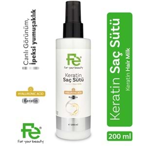 Fe Keratin Saç Sütü 200ML & Saç Maskesi 300ML (Karma 12 Li Set)