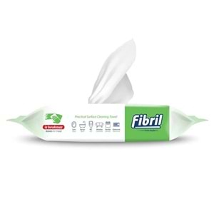 Fibril Yüzey Temizlik Havlusu 50 Yaprak XL Temizlik Kokulu 24 Lü Set 1200 Yaprak Plastik Kapaklı