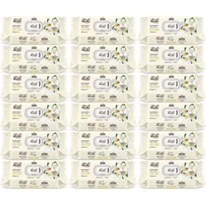 Fibril Islak Havlu Mendil 90 Yaprak Gizemli Yasemin Plastik Kapaklı (18 Li Set) 1620 Yaprak