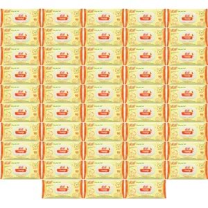 Fibril Islak Havlu Mendil 90 Yaprak Bebek Plastik Kapaklı (48 Li Set) 4320 Yaprak