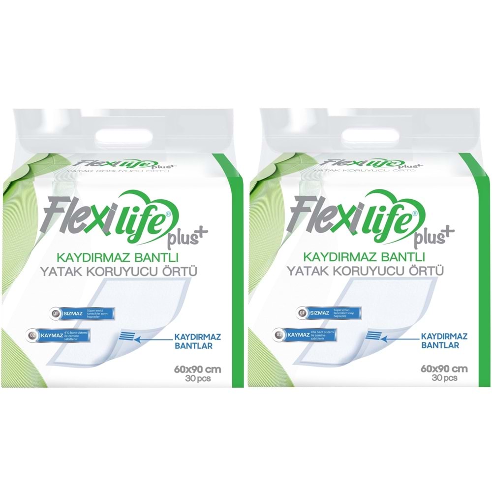 Flexi Life Hasta Alt Açma Yatak Koruyucu Örtü 60*90CM 60 Adet Kaydırmaz