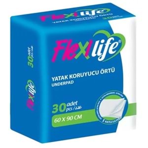 Flexi Life Hasta Alt Açma Yatak Koruyucu Örtü 60*90CM Klasik 240 Adet (8Pk*30)