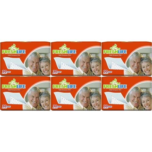 FreshLife Hasta Yatak Koruyucu 90*180CM 180 Adet (6PK*30)