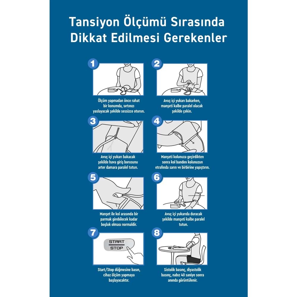 Getwell (Avantaj Pk 2) Ateş Ölçer Kızıl Ötesi Alından - Temassız / Üst Koldan Tansiyon Ölçme Aleti