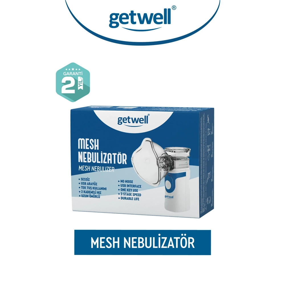 Getwell (Avantaj Pk 4) Üst Koldan Tansiyon Aleti - Ateş Ölçer, Temassız - Nebulizatör Şarjlı