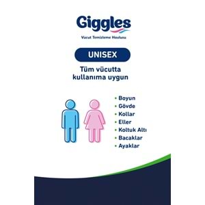 Giggles Yetişkin Vücut Temizleme Islak Mendil Havlu 300 Yaprak XL (Beyaz Sabun Kokulu) (6PK*50)