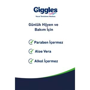 Giggles Yetişkin Vücut Temizleme Islak Mendil Havlu 600 Yaprak XL (Beyaz Sabun Kokulu) (12PK*50)