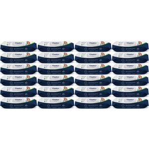 Giggles Yetişkin Vücut Temizleme Islak Mendil Havlu 1200 Yaprak XL (Beyaz Sabun Kokulu) (24PK*50)