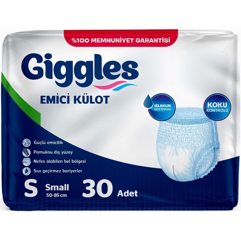 Giggles Yetişkin Bezi Emici Külot S - Küçük - Small 150 Adet