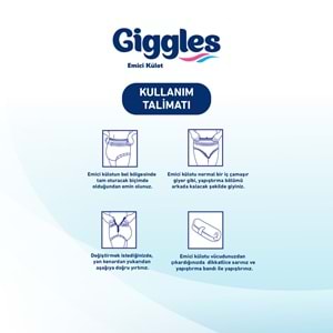Giggles Yetişkin Bezi Emici Külot S - Küçük - Small 180 Adet