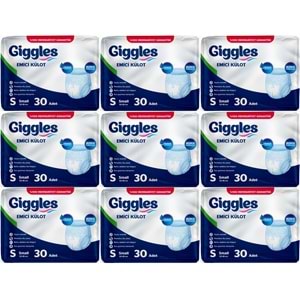 Giggles Yetişkin Bezi Emici Külot S - Küçük - Small 270 Adet