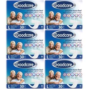 Goodcare Yetişkin Bezi Bel Bantlı Tekstil Yüzey L - Large - Büyük 180 Adet