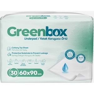 Greenbox Yetişkin Yatak Koruyucu Alt Açma Örtü 60x90 CM Adet 120 Adet