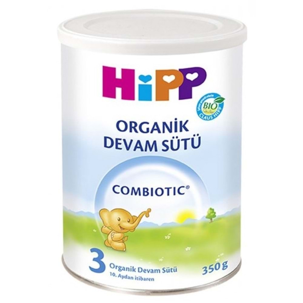 Hipp Organik Combiotic Bebek Sütü 350GR No:3 (3 Lü Set)