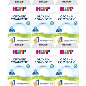 Hipp Organik Combiotic Bebek Sütü 800GR No:1 (0-6 Ay) (6 Lı Set)