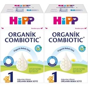 Hipp Organik Combiotic Bebek Sütü 600GR No:1 (0-6 Ay) (2 Li Set)