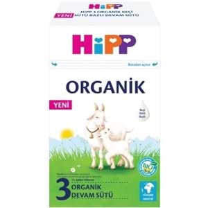 Hipp Organik Keçi Sütü Bazlı Devam Sütü 400GR No:3 (12.Aydan İtibaren) (4 Lü Set)