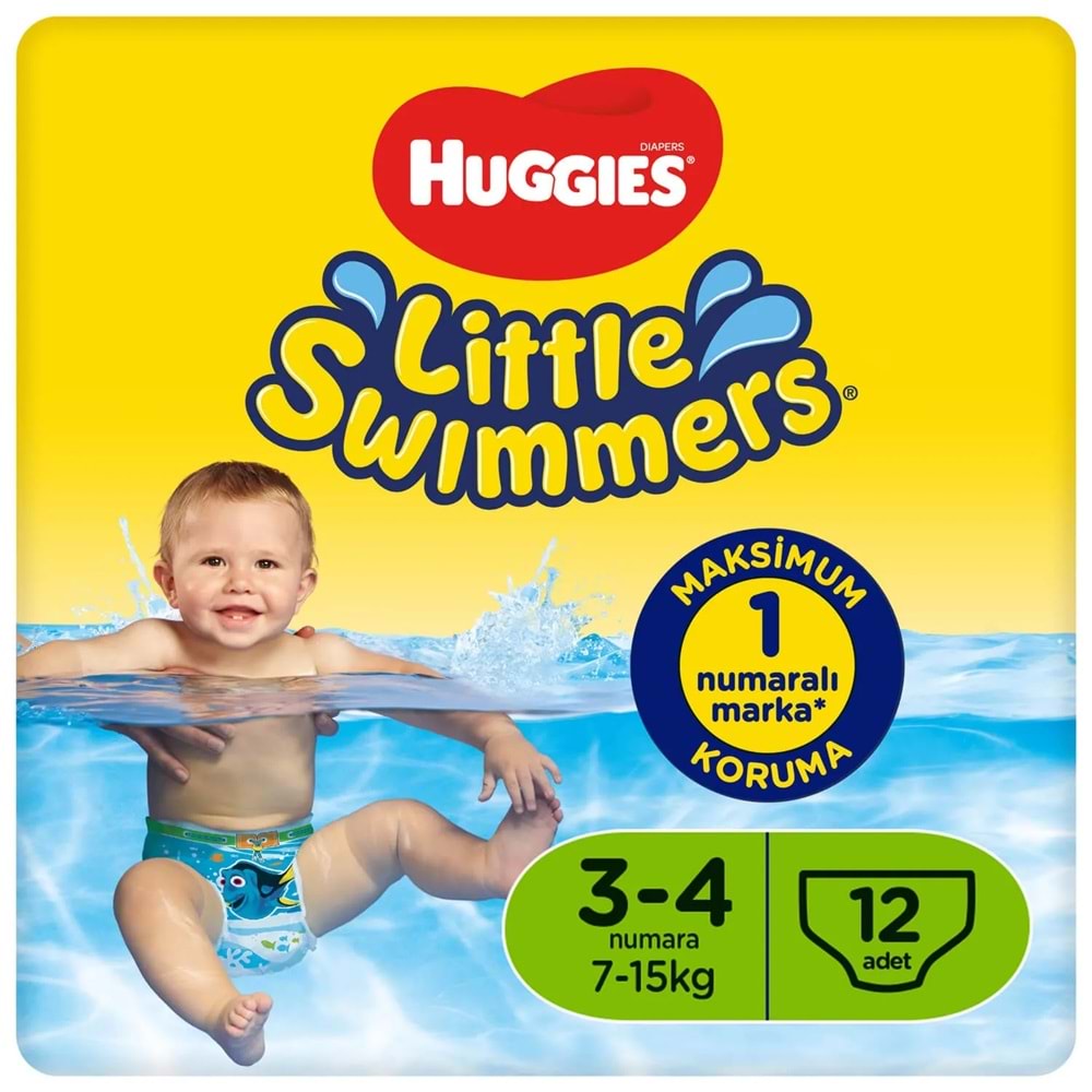 Huggıes Little Swımmers Mayo Bebek Bezi Karma Koli 3-4 ve 5-6 Beden 36 Paket (Standlı Koli)