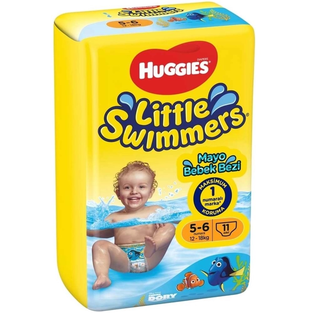 Huggıes Little Swımmers Mayo Bebek Bezi Karma Koli 3-4 ve 5-6 Beden 36 Paket (Standlı Koli)