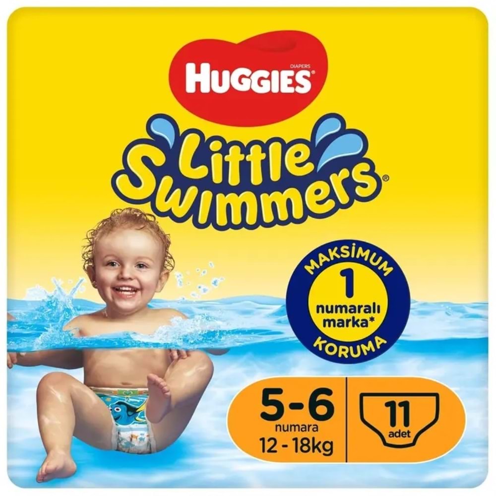 Huggıes Little Swımmers Mayo Bebek Bezi Karma Koli 3-4 ve 5-6 Beden 36 Paket (Standlı Koli)