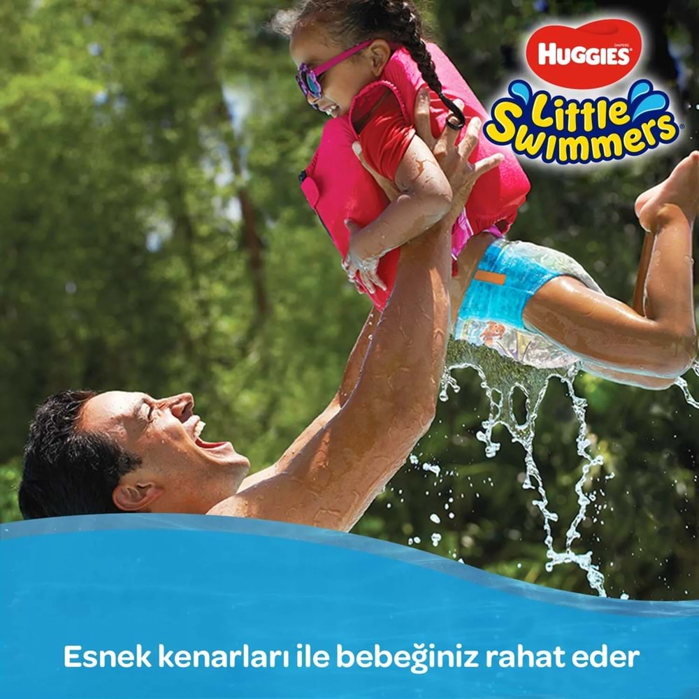 Huggıes Little Swımmers Mayo Bebek Bezi Karma Koli 3-4 ve 5-6 Beden 36 Paket (Standlı Koli)