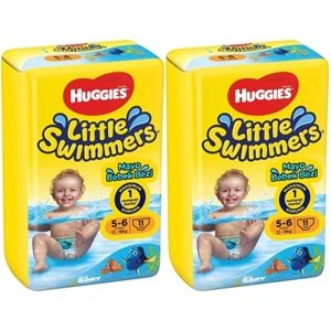 Huggıes Little Swımmers Mayo Bebek Bezi 5-6 Beden 12-18 KG 22 Adet 2PK*11