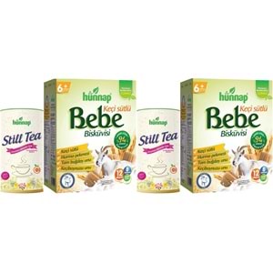 Hünnap Still Tea Emziren Anneler İçin Süt Arttırıcı İçecek 200GR + Bebe Bisküvisi 400GR (4 Lü Set)