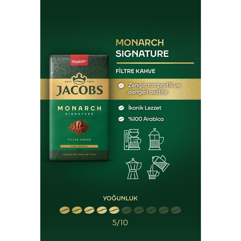 Jacobs Monarch Filtre Kahve 1500GR (3PK*500GR)