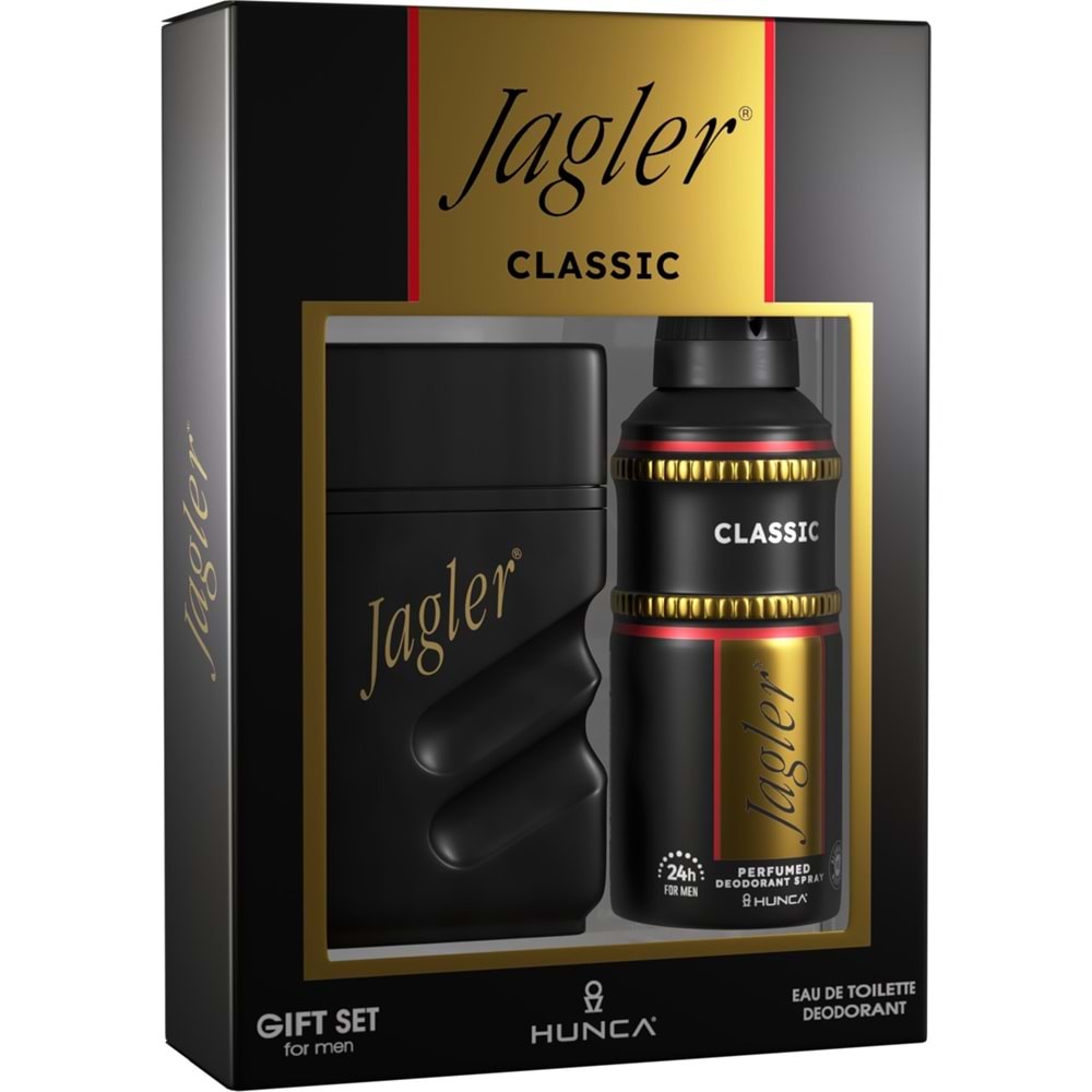 Jagler Parfüm Seti (Karma Set) Kadın 60ML Pearl + Deodorant / Erkek 90ML Classic + Deodorant