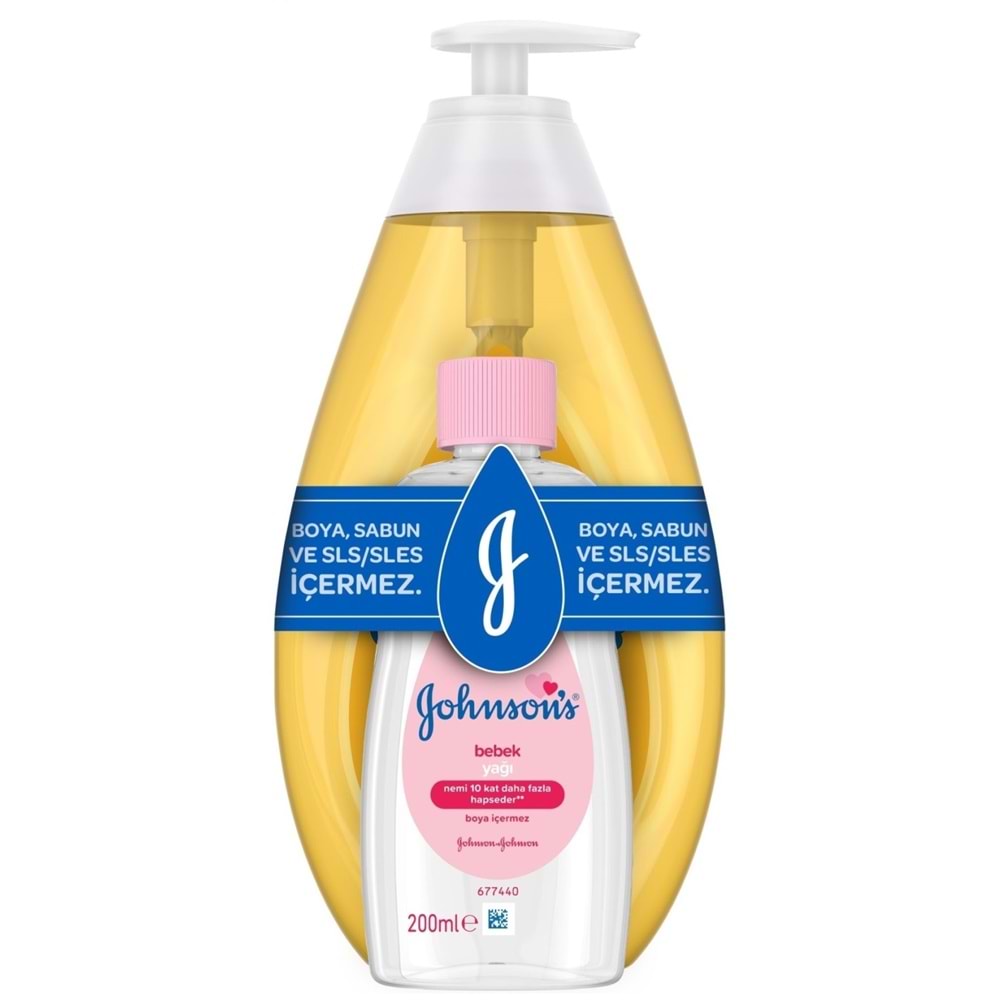 Johnsons Baby Bebek Şampuanı Klasik 750Ml+Bebek Yağı 200Ml (2 Li Set)