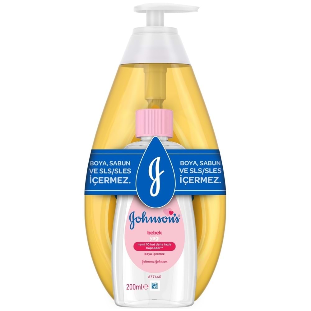 Johnsons Baby Bebek Şampuanı Klasik 750Ml+Bebek Yağı 200Ml (4 Lü Set)