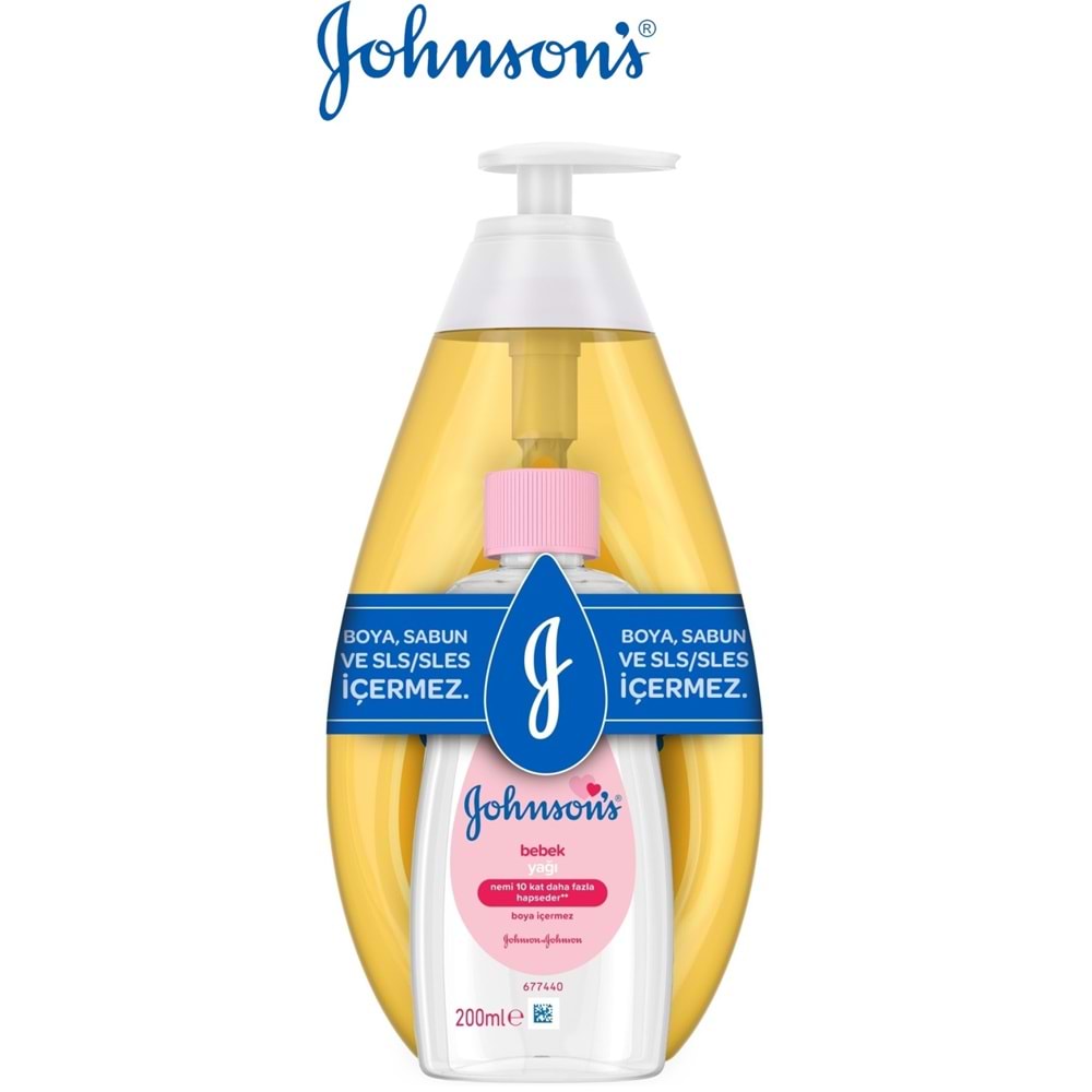Johnsons Baby Bebek Şampuanı Klasik 750Ml+Bebek Yağı 200Ml (5 Li Set)