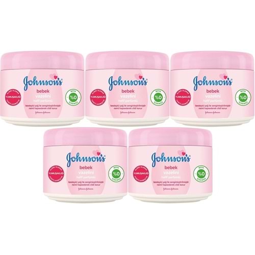 Johnsons Baby Bebek Vazelini Hafif Parfümlü 100ML (5 Li Set)