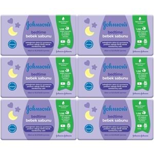 Johnsons Baby Bedtime Natural Bebek Sabunu 90GR (6 Lı Set)