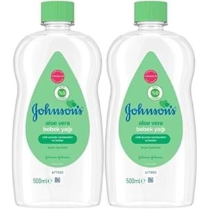 Johnsons Baby Bebek Yağı 500ML Aloe Vera (2 Li Set)