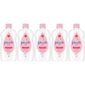 Johnsons Baby Bebek Yağı 500ML Nemlendirici (Pembe) (5 Li Set)