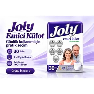 Joly Emici Külot Yetişkin Bezi L - Büyük - Large 240 Adet