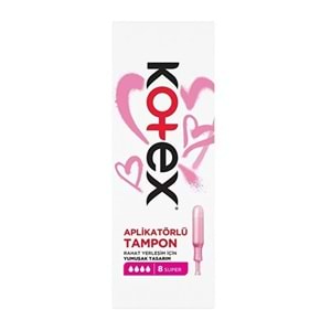 Kotex Aplikatörlü Tampon Süper 16 Lı Set (2PK*8)