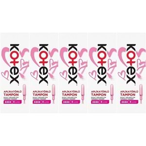 Kotex Aplikatörlü Tampon Süper 40 Lı Set (5PK*8)