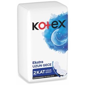 Kotex Hijyenik Ped Ekstra Uzun Gece 108 Li Set (12PK*9)