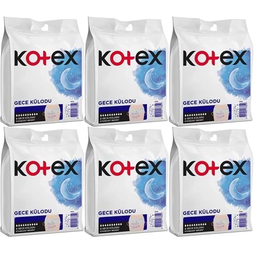 Kotex Gece Külodu / Külot Standart Beden (Yoğun Regl Dönemine Özel) 12 Li Set (6PK*2)