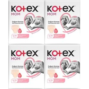 Kotex Mom Lohusa Külodu - Külot Bez S - Small - Küçük / M - Medium - Orta 32 Li Set (4PK*8)