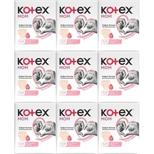 Kotex Mom Lohusa Külodu - Külot Bez S - Small - Küçük / M - Medium - Orta 72 Li Set (9PK*8)