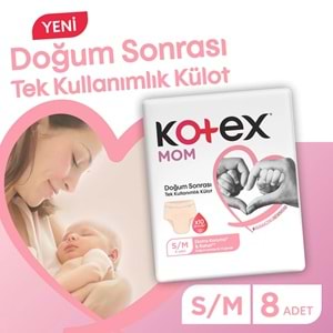 Kotex Mom Lohusa Külodu - Külot Bez S - Small - Küçük / M - Medium - Orta 96 Lı Set (12PK*8)
