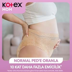 Kotex Mom Lohusa Külodu - Külot Bez L - Large - Büyük / XL - Extra Large - 16 Lı Set (2PK*8)