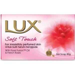 Lux Sabun 80GR Soft Touch (Yumuşak Dokunuş) (2 Li Set)