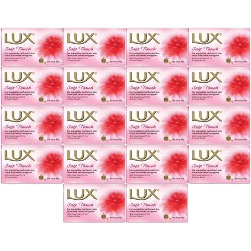 Lux Sabun 80GR Soft Touch (Yumuşak Dokunuş) (18 Li Set)