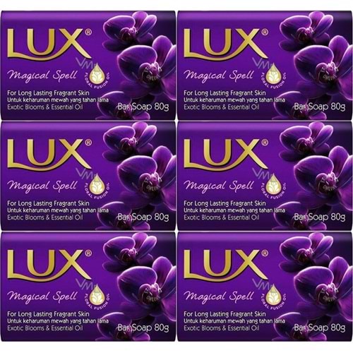 Lux Sabun 80GR Magicial Spell (Sihirli Tılsım) (6 Lı Set)